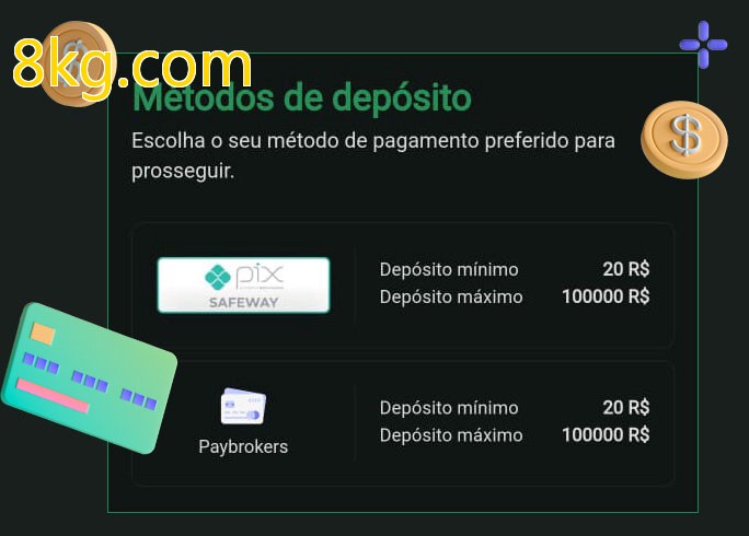 O cassino 8kg.combet oferece uma grande variedade de métodos de pagamento