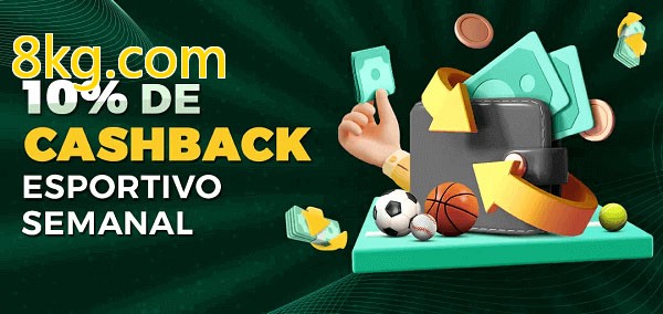 10% de bônus de cashback na 8kg.com