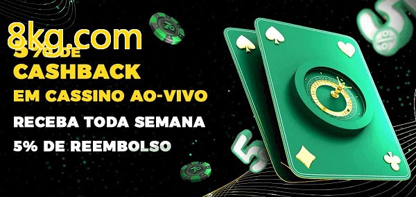 Promoções do cassino ao Vivo 8kg.com